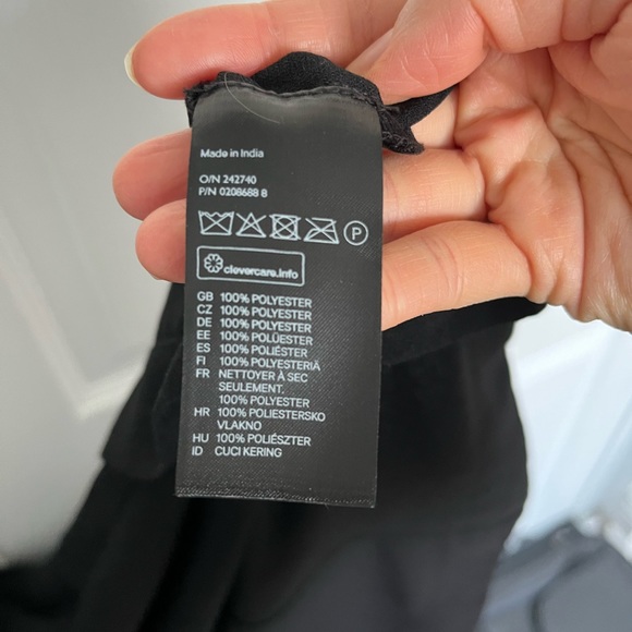 H&M Formal Sequin Top Black Maxi Dress. Women’s size 4 - Picture 11 of 12